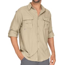 Desert Tan Safari Shirt thumbnail 1