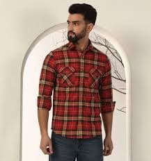 Crimson Checks Flannel thumbnail 1