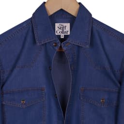 Vintage Indigo Denim Shirt thumbnail 1