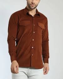 Earth Tone Corduroy Shirt