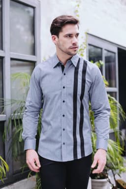 Cool Graphite Partywear Shirt thumbnail 1